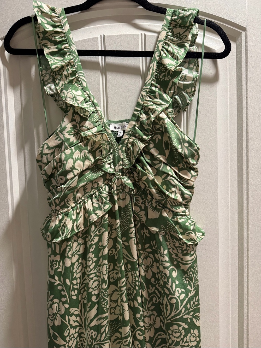 Heartloom Galeta Sage Green Floral Maxi Dress in Verde - Picture 4 of 6